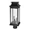 Cwi Lighting Milford 3 Light Outdoor Black Lantern Head 0418PT7L-3 - alternate 3